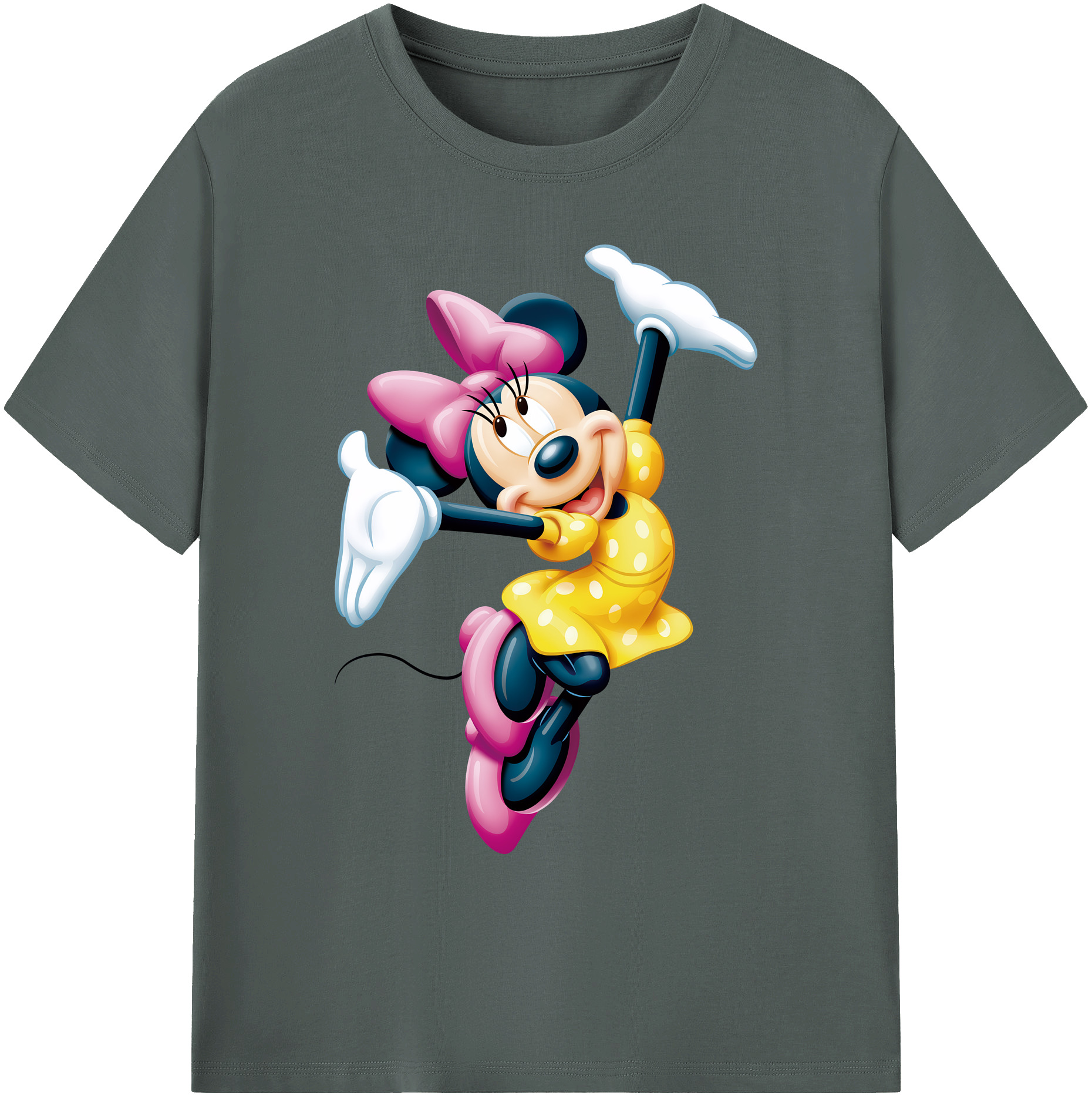 ミッキーマウス Mickey Mouse 綿100％ メンズ半袖Tシャツ｜肌触りやわらか＆通気性
